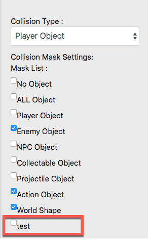 Collision Masks