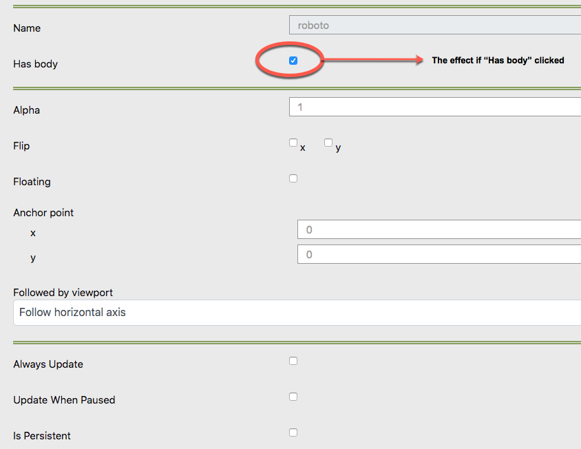 Configuring Gravity in Melon Editor